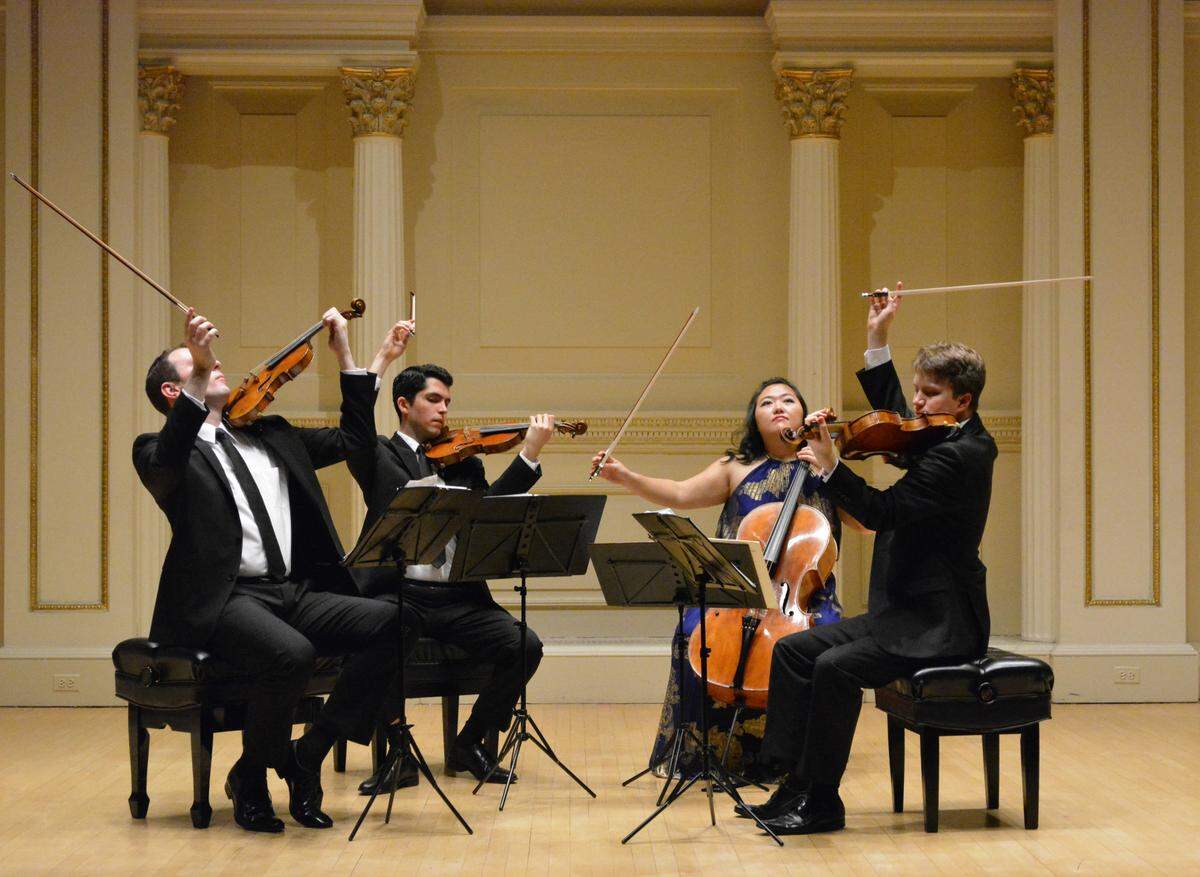 The Calidore String Quartet is one of the featured acts of the 2021 Sarasota Music Festival, which is being streamed online this year.