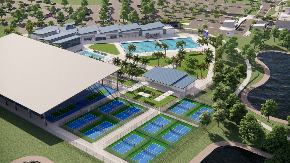 Renderings for the upgrades and additions to the Premiere Sports Campus in Lakewood Ranch.