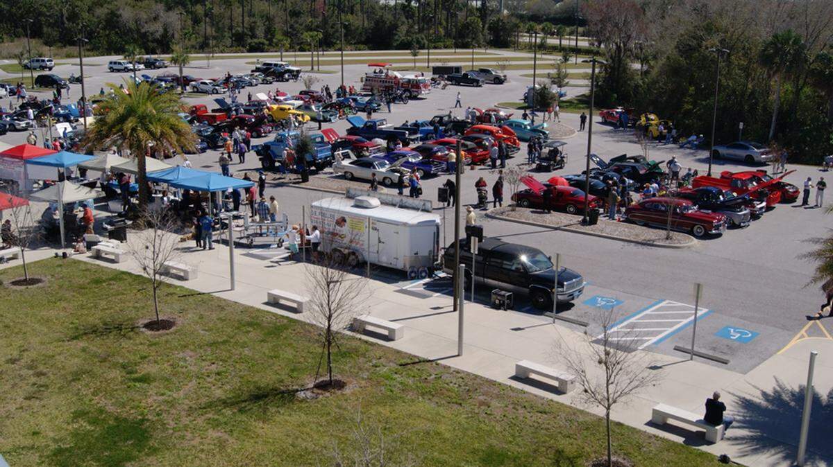More than 1,000 people attended the Manatee Technical College car show on Sunday. PHOTO PROVIDED