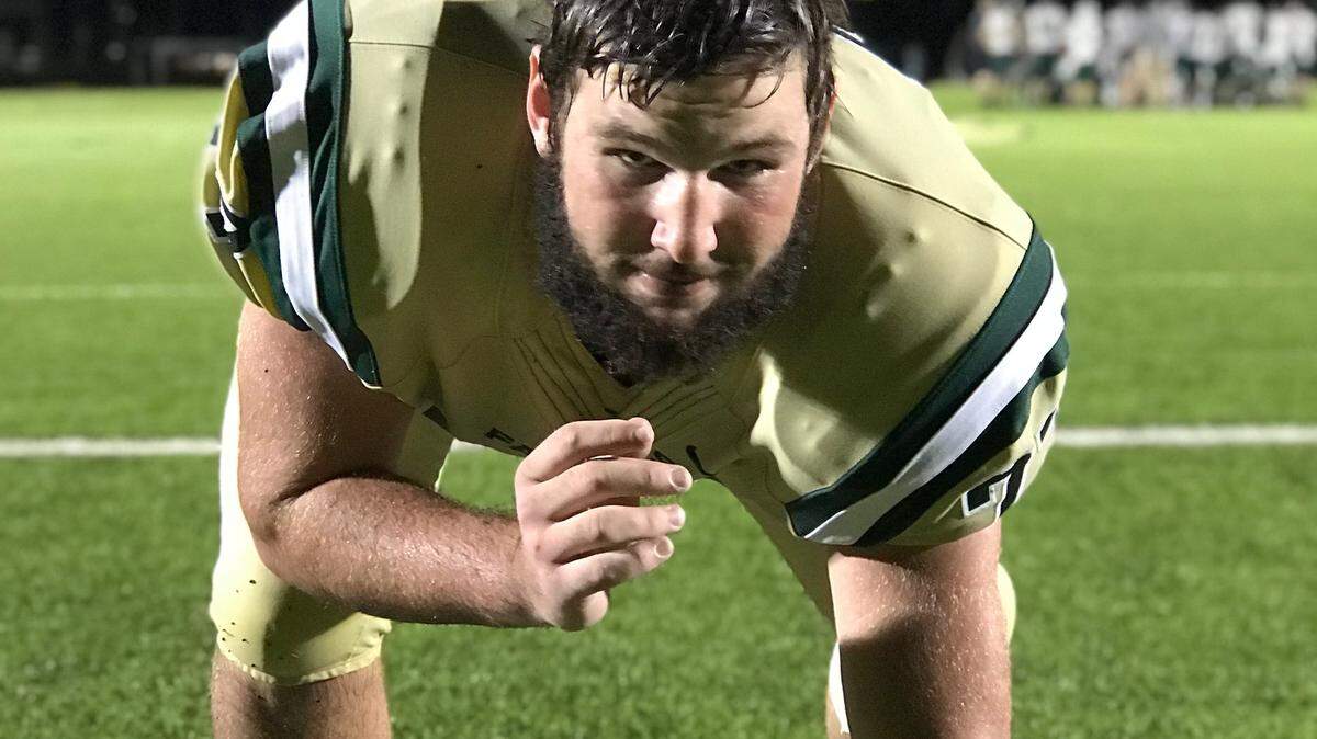 Saint Stephen’s junior lineman Dylan Davis is focused on leading Saint Stephen’s to its third consecutive Sunshine State Athletic Conference championship.