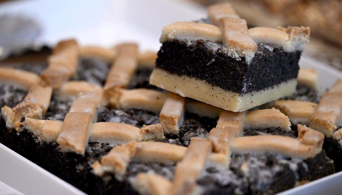 Poppy seed pastries at Mama G’s UTC, 8211 Tourist Center Drive on Jan. 6, 2026.