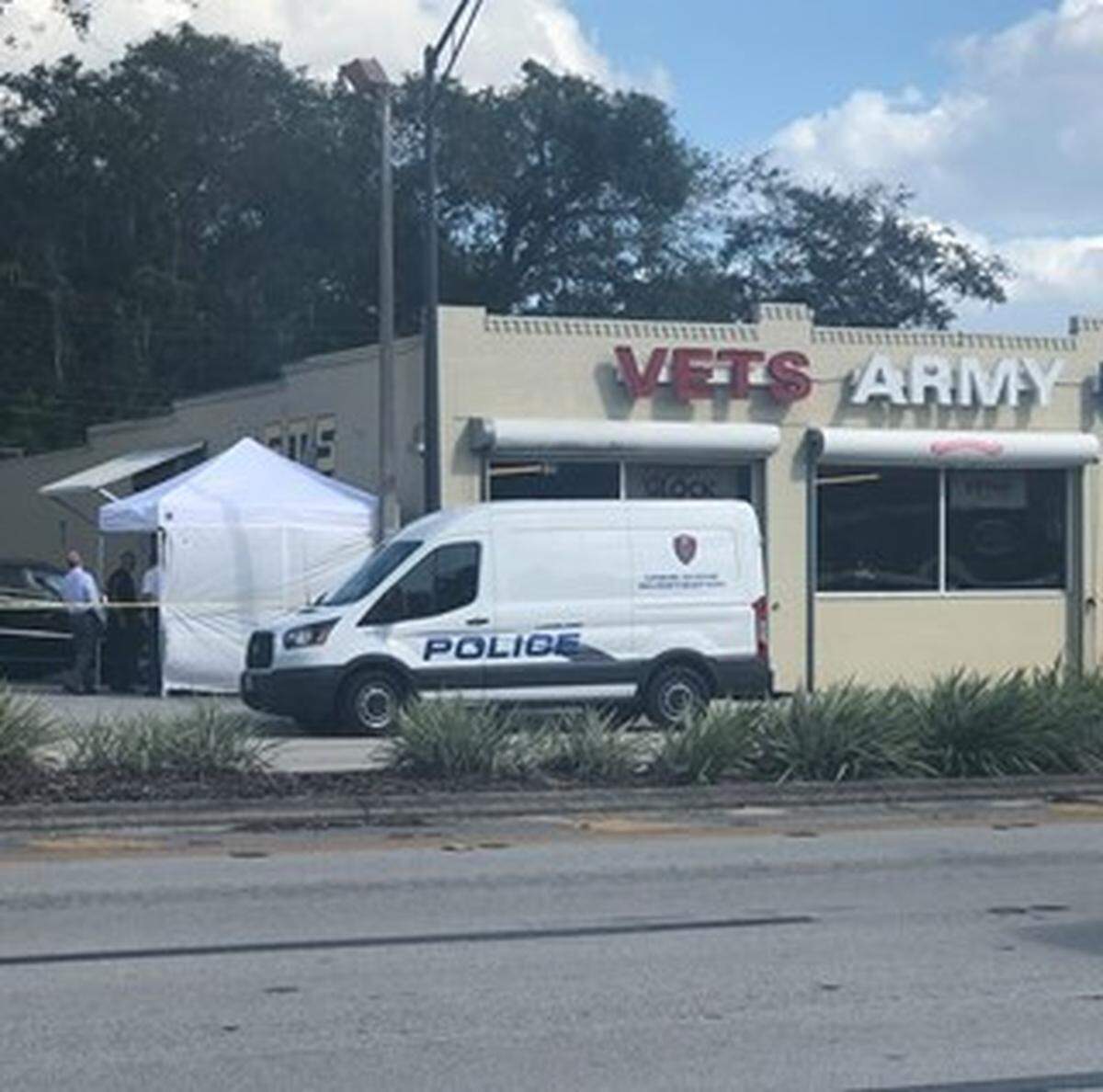 Lakeland police were called to a fatal shooting at Vets Army Navy Surplus store, located at 819 North Florida Ave. on Oct. 3. Now former Lakeland City Commissioner Michael Dunn owns the Lakeland store. Dunn resigned Monday.