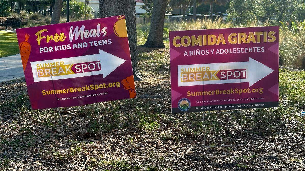 Manatee County Schools is partnering with Summer BreakSpot to give free meals to children 18 and younger at 60 locations across the county.