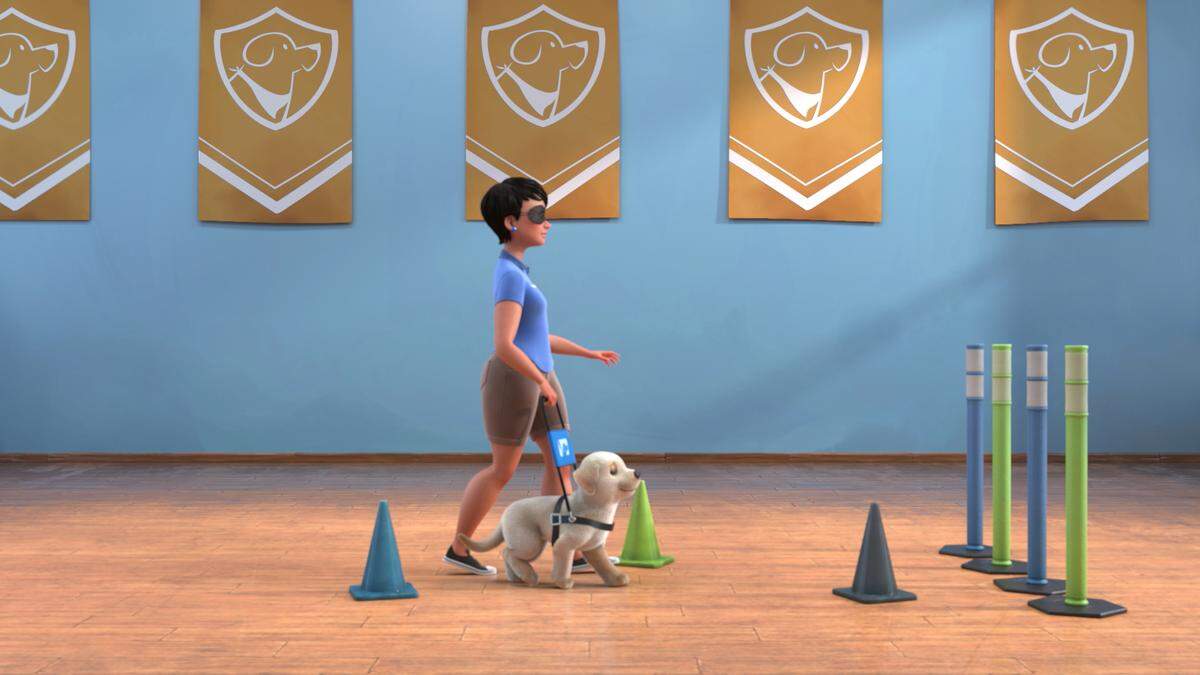 Pip, the puppy featured in the short film from Southeastern Guide Dogs, overcomes several obstacles in just four short minutes on her way to learning how to be a guide dog.