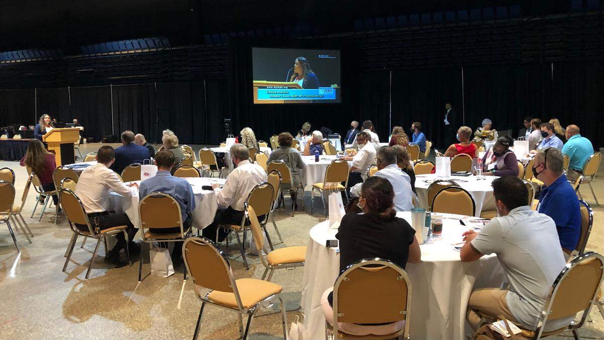 9/27/2021--The Destination Zero workshop, focused on eliminating fatalities and serious injuries on local roads, was held at the Bradenton Area Convention Center, 1 Haben Blvd., Palmetto.