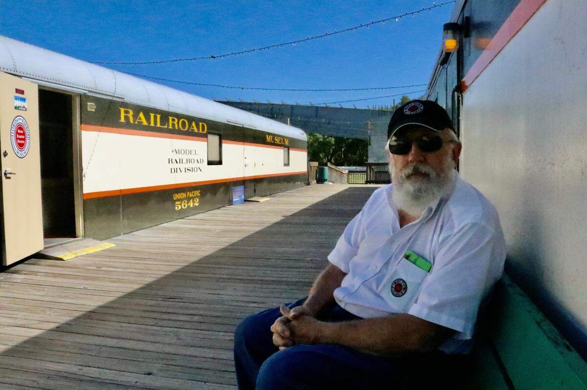 A 25,000-square-foot, multi-million dollar brick-and-mortar home for Florida Railroad Museum promises to help transform the Parrish community while preserving community heritage that might otherwise be lost to rapid-fire development. Stan Kotas is shown March 22, 2022, outside a rail car housing the model railroad exhibit.