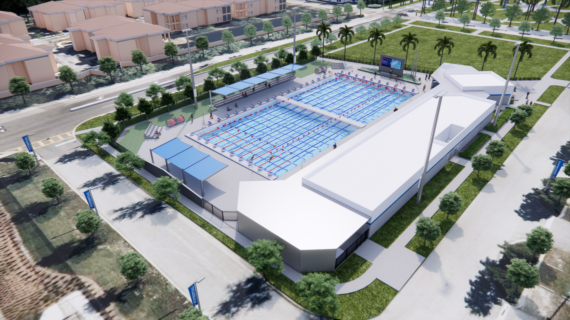 IMG Academy held a groundbreaking for its Aquatic Center, which is scheduled to begin construction on Dec. 1 with an estimated completion date of 2027. The Ascenders also launched their newest program, swimming, on Thursday, Nov. 20, 2025.