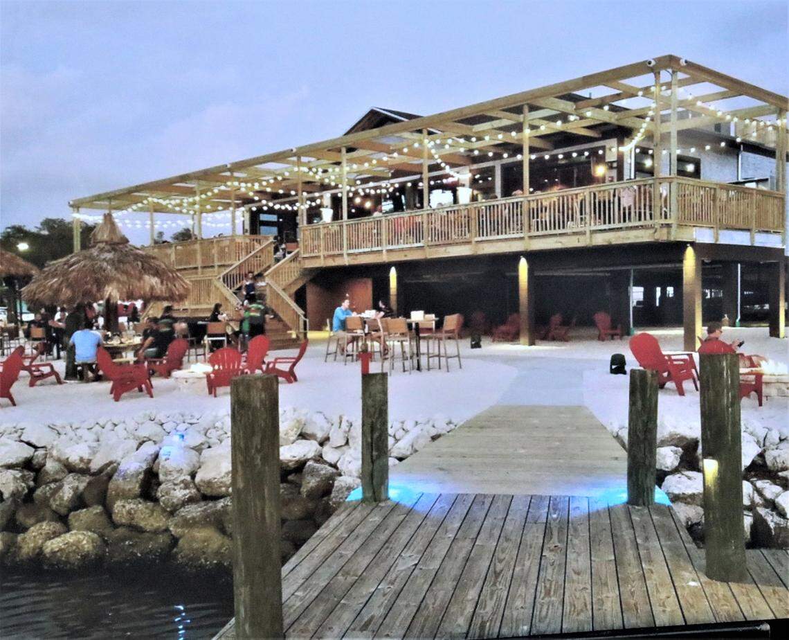 When completed,. the Ellenton Whiskey Joe’s Bar and Grill will resemble the one in Port Richey, shown above. A March opening date is anticipated,