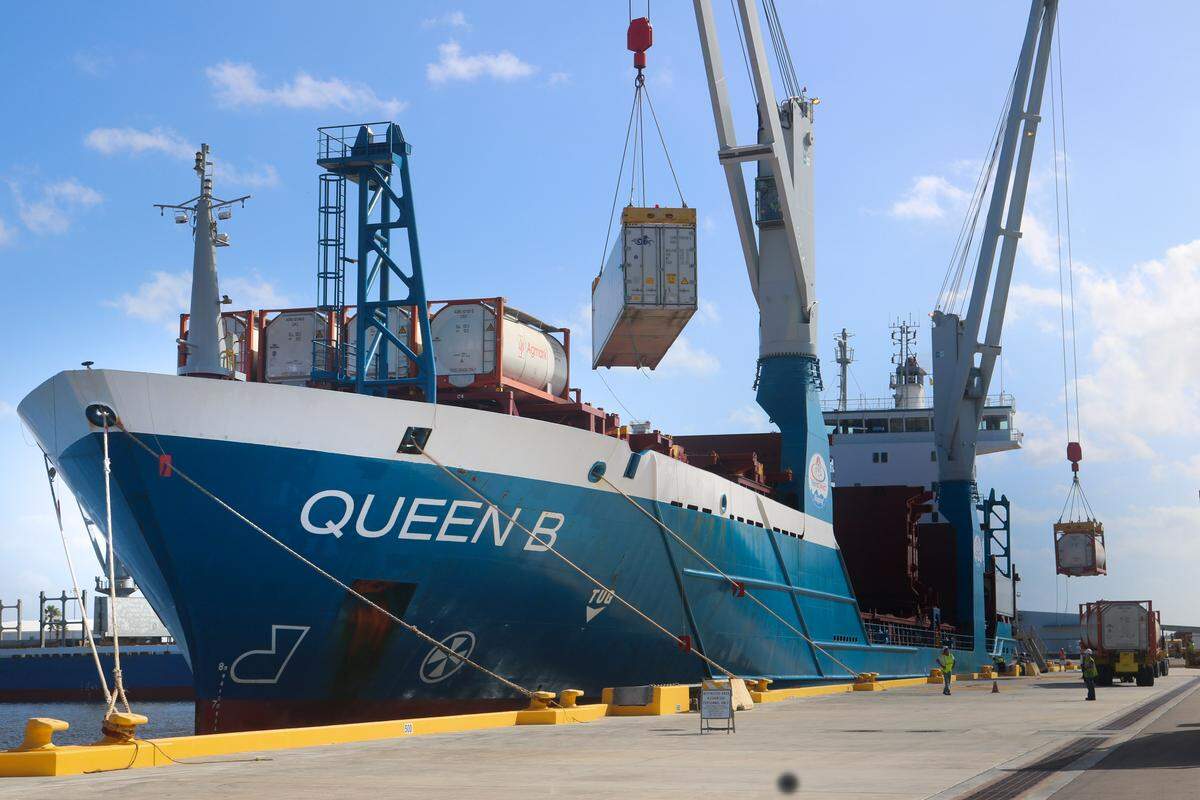 The Queen B is one of three vessels that World Direct Shipping uses in commerce between Port Manatee and three ports in Mexico.