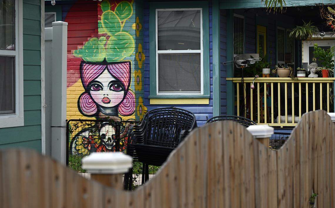 The Village of the Arts in Bradenton is holding a WonderWall Mural Fest to celebrate arts and connect with the community on March 7, 2026. A neighborhood scene on Feb. 26, 2026.