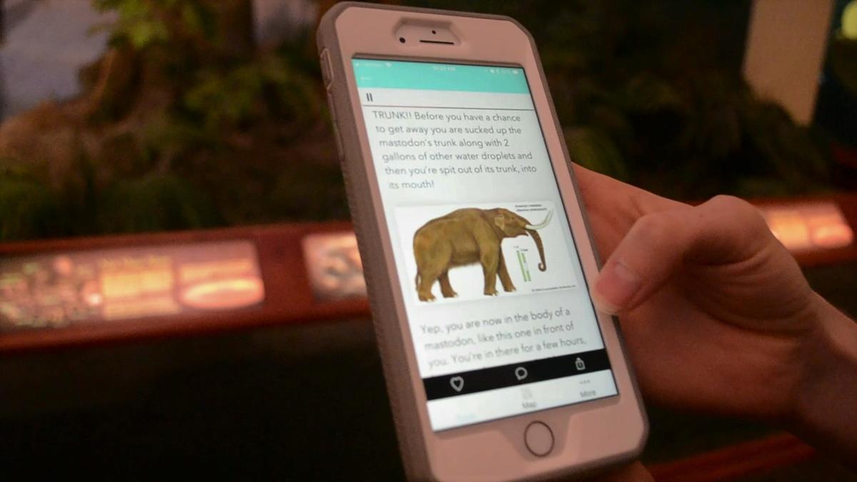 The Pathways app makes it easy to navigate South Florida Museum. It has personalized programs for students and the public, as well as a “cheat sheet” feature for adults.