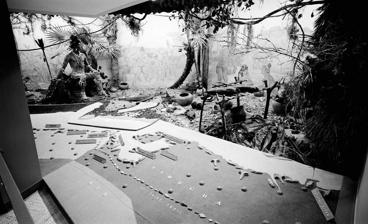 Timucua Native American display at what was the South Florida Museum in Bradenton