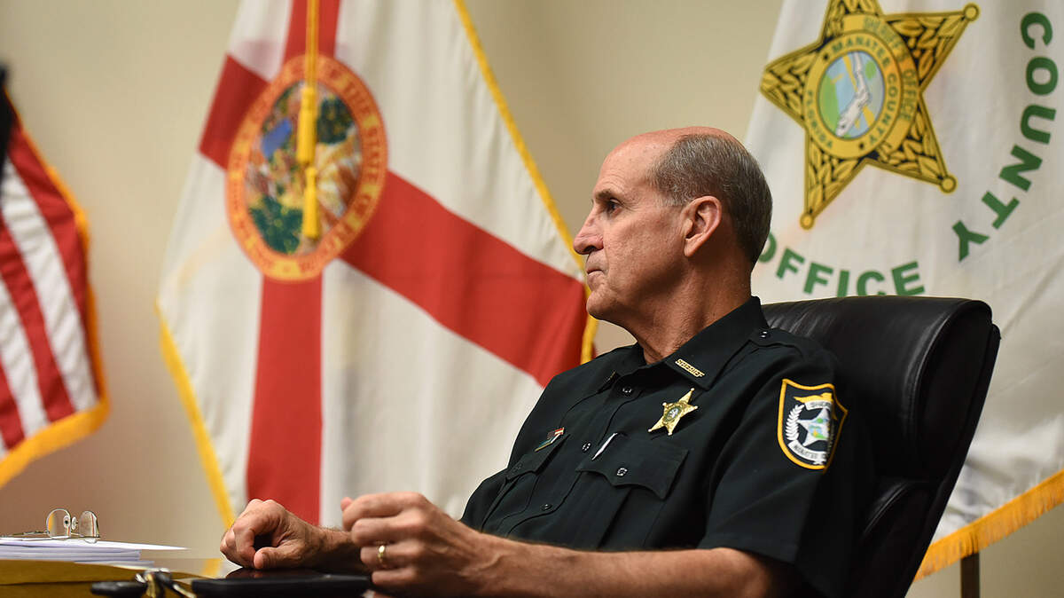 Manatee County Sheriff Brad Steube discusses the results of internal affairs investigations which led to seven child protection workers being disciplined for how they mishandled investigations involving the family of Janiya Thomas, the 11-year-old Bradenton girl found dead in a freezer last year. 
 TIFFANY TOMPKINS/Bradenton Herald