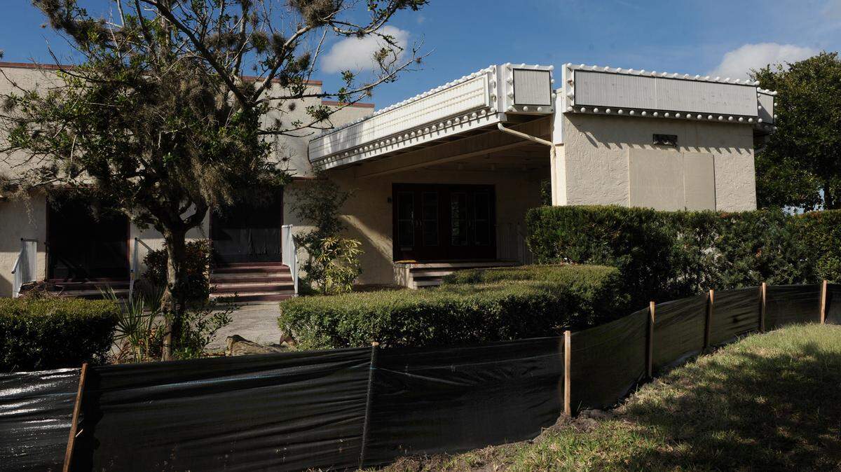The former Manatee Players theater is scheduled for demolition next week. 
 GRANT JEFFERIES/Bradenton Herald