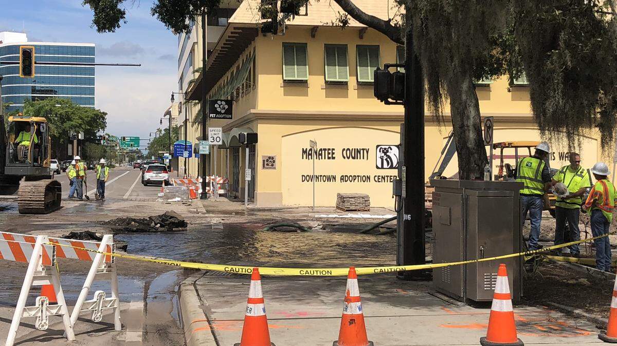 The Downtown Cat Adoption Center, located at 1002 Manatee Ave. W. in Bradenton, was closed to the public Friday because of a water main break the day before and “other complications,” according to Manatee County Animal Services officials.