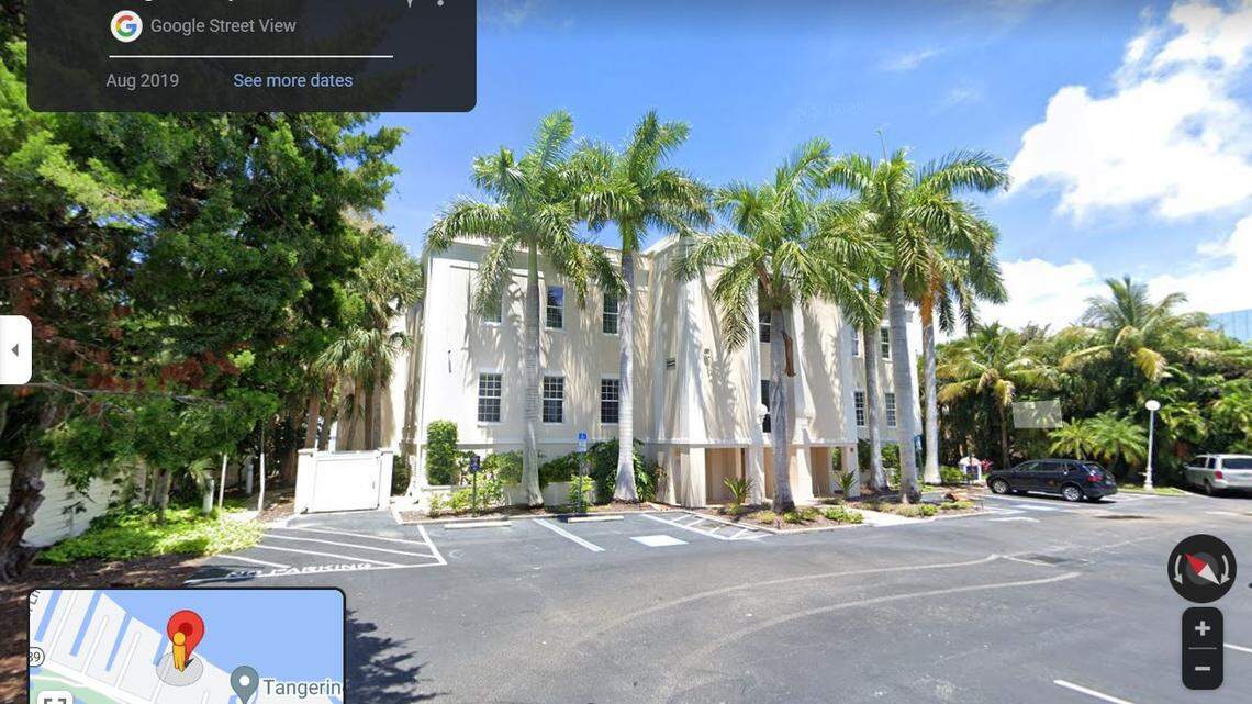 This screenshot of Google Maps shows the headquarters of Rumble on Longboat Key.
