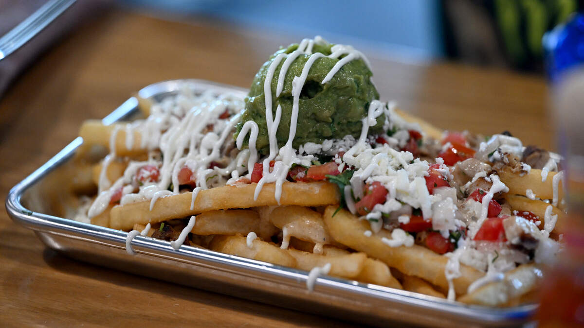 The Cali Fries at Los Chiludos on opening day, June 4, 2026, in the Braden River shopping plaza on State Road 64 East.