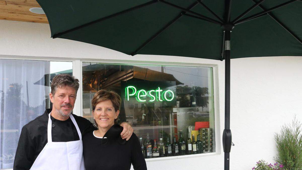 Joe and Lianne Rimer opened Pesto Bistro and Wine Bar, 8799 Cortez Road W., Bradenton, on Sept. 8. The couple also own Ice Pro in Parrish.