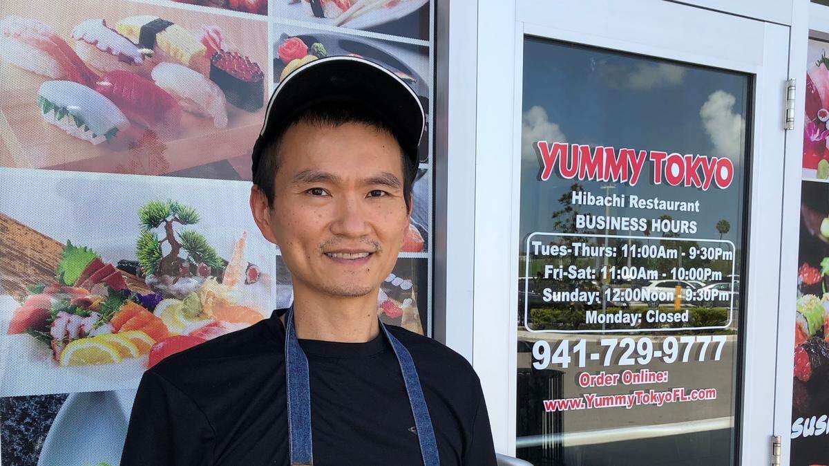 Tony Lan opened Yummy Tokyo Asian Fusion Bistro, on May 23 at 9552 Buffalo Road, in the Gateway Commons shopping center on the southeastern corner of Moccasin Wallow Road and Interstate 75.