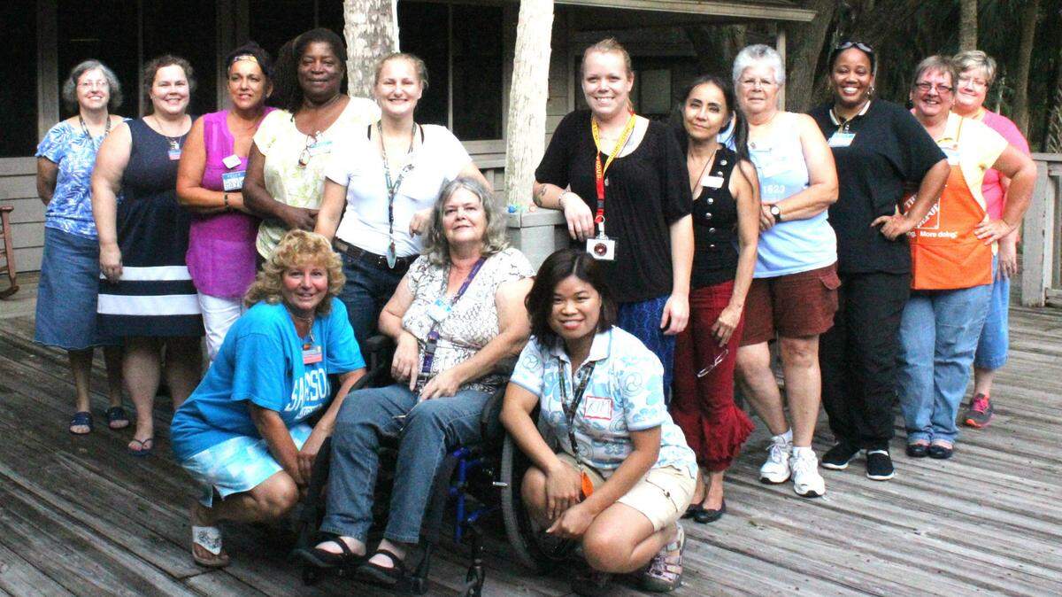 Female veterans took part in a retreat at Dayspring Episcopal Conference Center recently. 
 HERALD FILE PHOTO