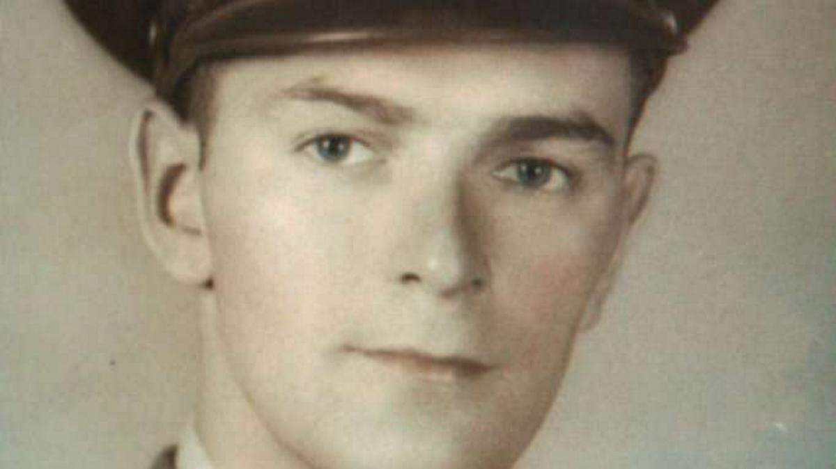 Frank Towers as he appeared in uniform during his time in the service. Towers, credited with saving 2,500 Holocaust survivors, is coming from 9:30 a.m.-4 p.m. Jan. 7 to the Al Katz Center in Bradenton. 
 PHOTO PROVIDED