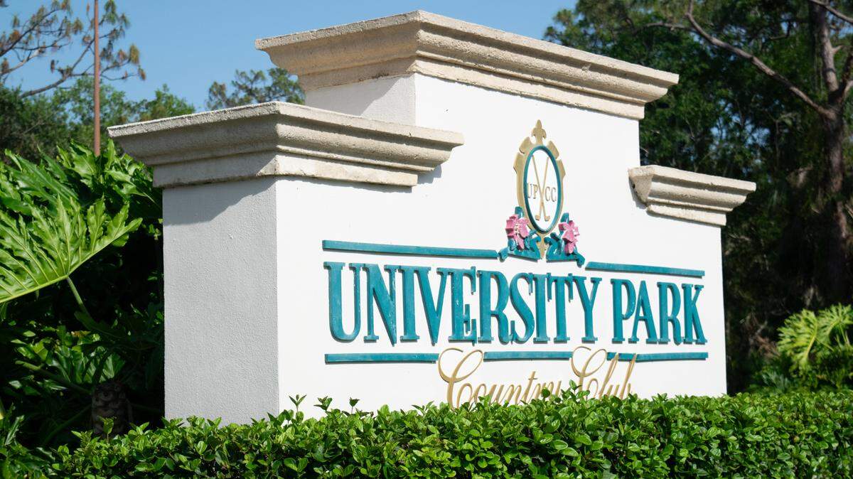 University Park sits just north of the Manatee-Sarasota county line.