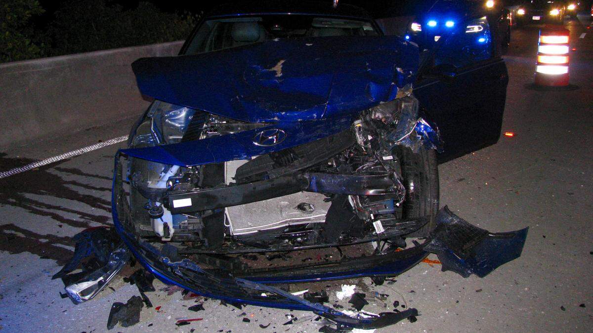 An Ellenton woman is charged with a DUI after crashing into a Florida Highway Patrol SUV along Interstate 75 in Manatee County on Friday, Oct. 20, 2023.