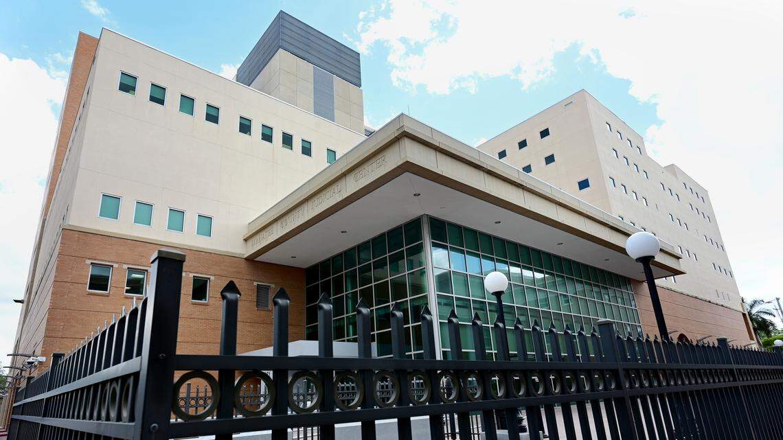 Manatee County Judicial Center, 1005 Manatee Avenue West, April 2, 2026.