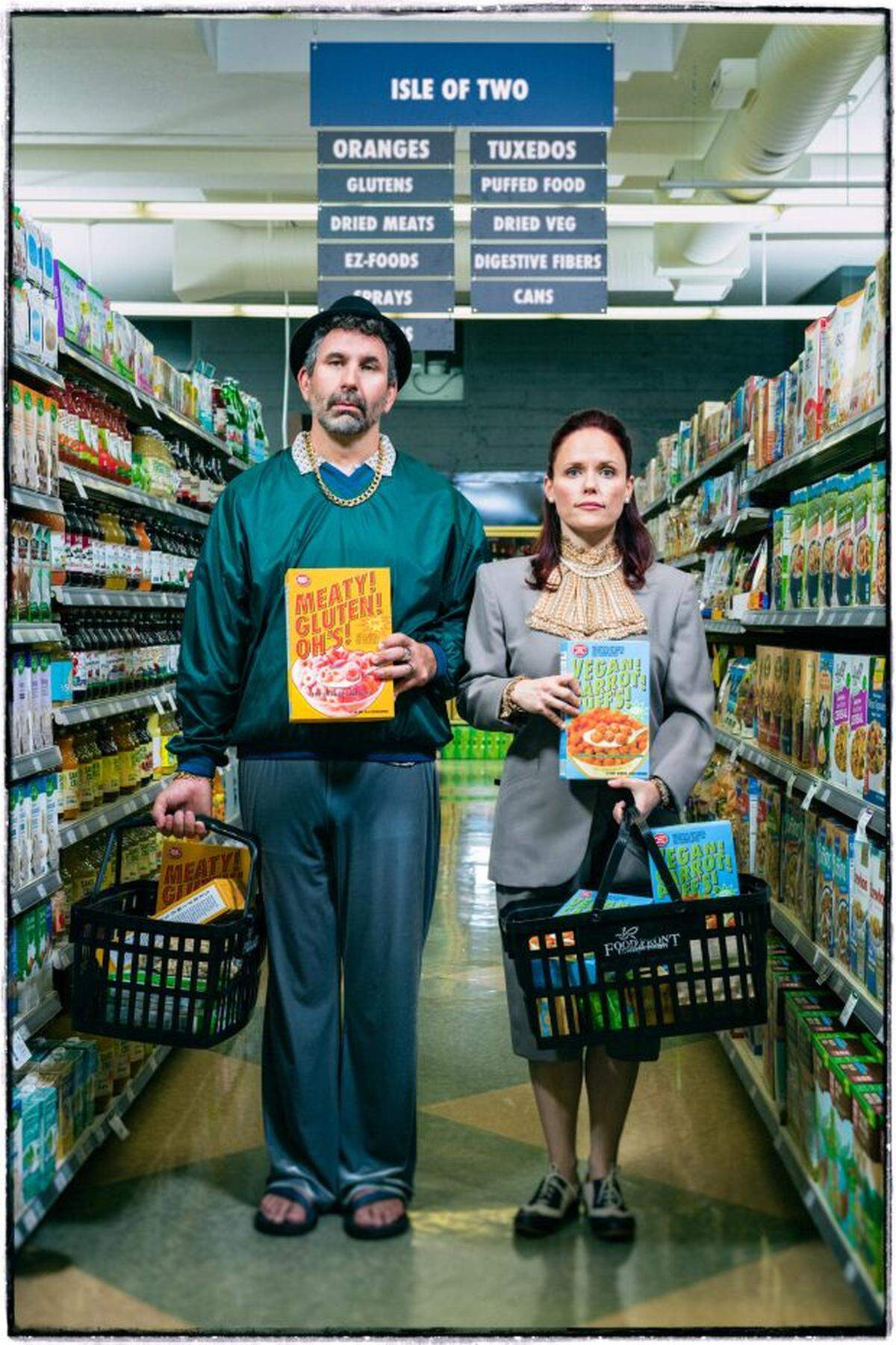 Orange Tuxedo is an improv duo from Los Angeles, Calif. They also happen to be married. Catch them on Friday and Saturday at the festival.