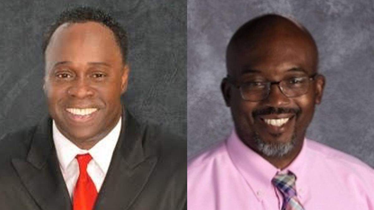 The Democratic candidates heading off in the 2018 primary for Manatee County commission District 2. From left: Incumbent Charles Smith and challenger Reginald Bellamy.