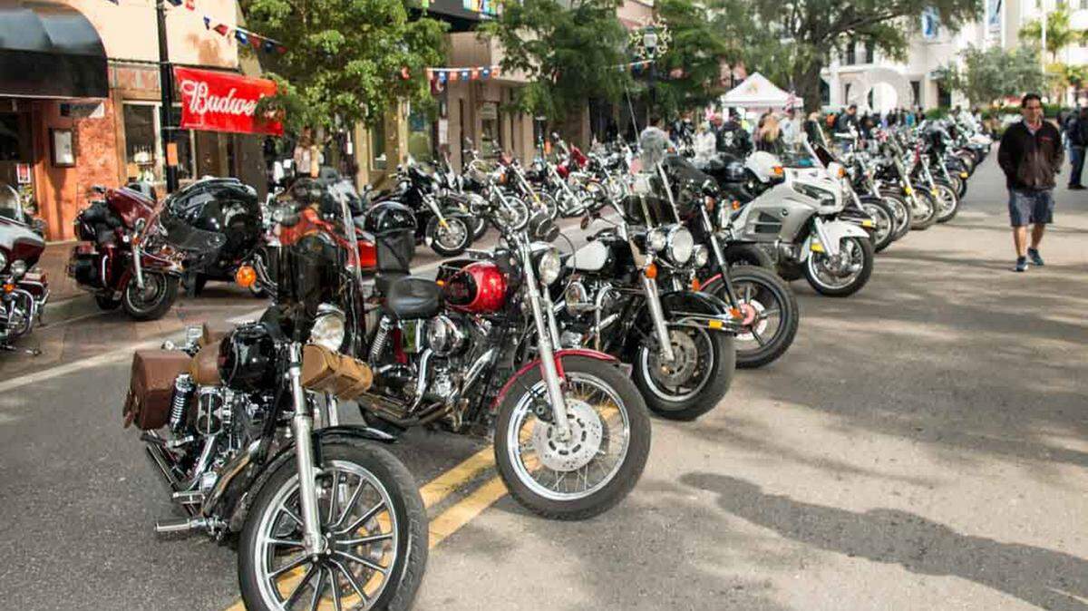 Thunder by the Bay Motorcycle Festival is one of the biggest annual events in Sarasota. Chuck Carroll/publicity photo