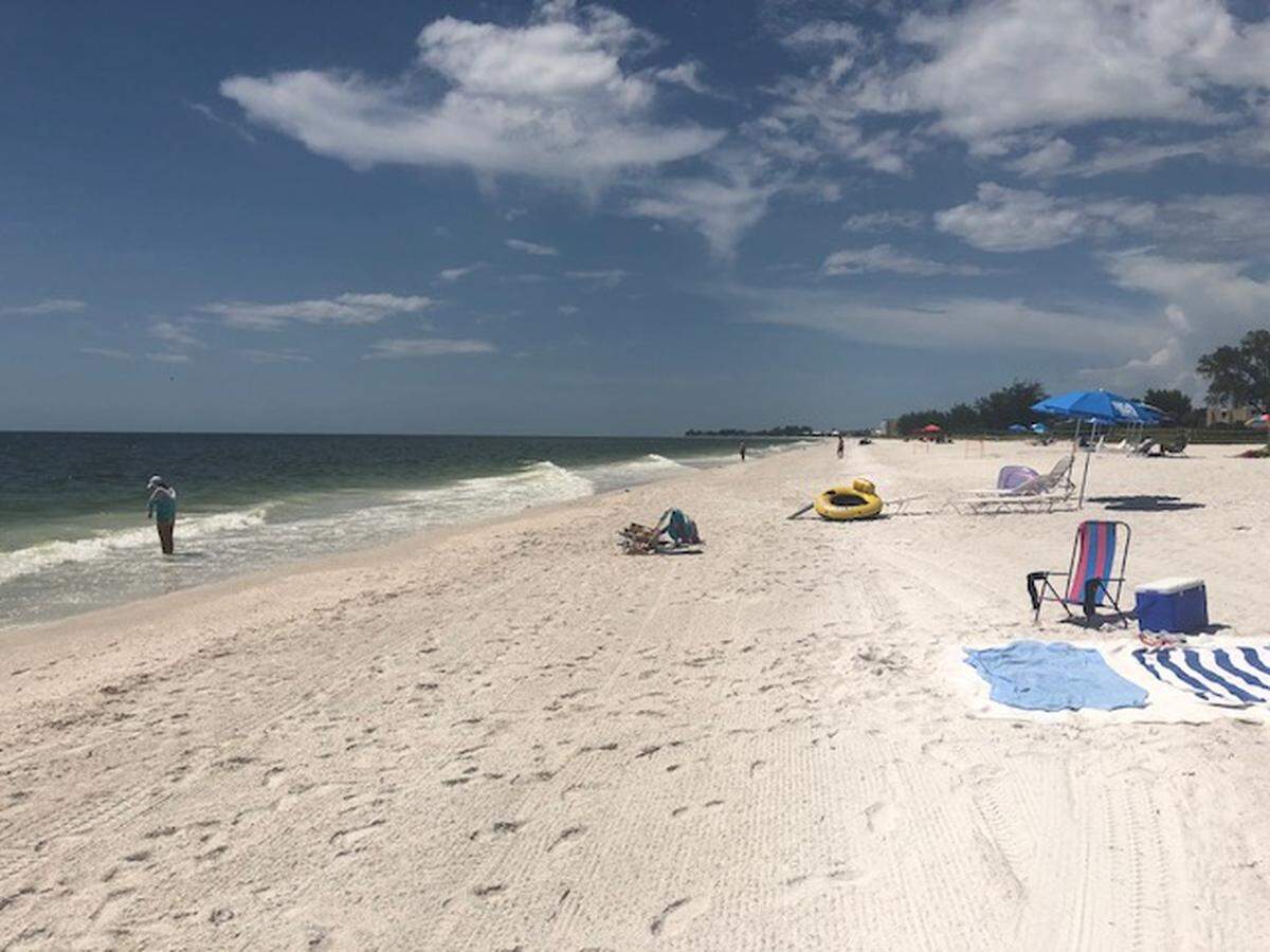 Manatee Public Beach on Thursday, Aug. 16.