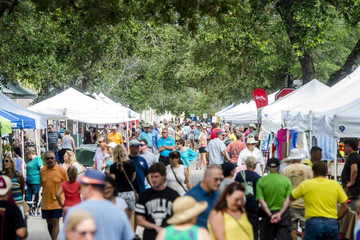 There’s lots to see, hear and taste at the Bradenton Farmers Market, which runs every Saturday through May on Old Main Street in downtown Bradenton.