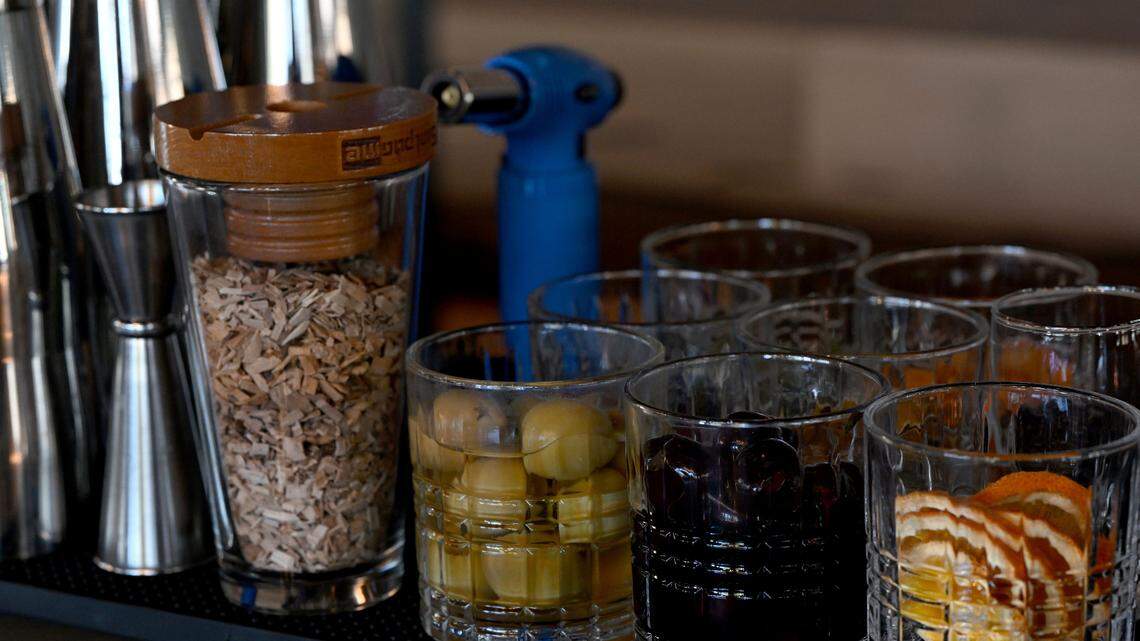 Cocktail garnishes at Good Liquid Brewing Co. in downtown Bradenton on March 12.