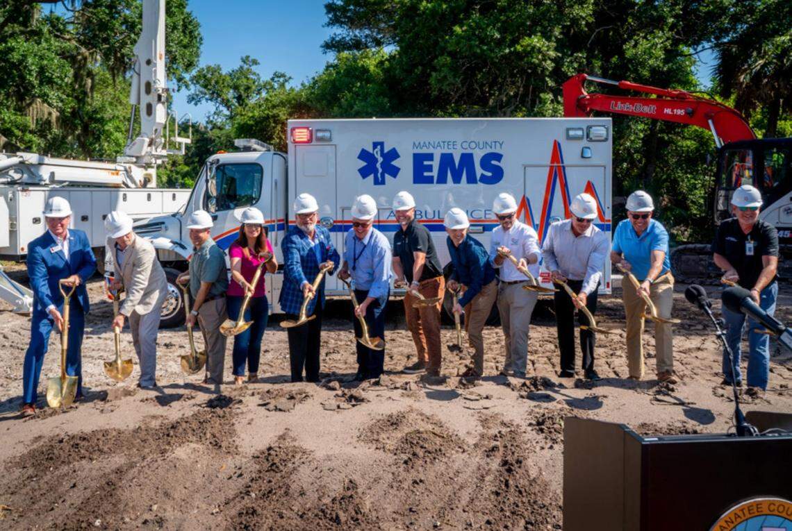 Manatee County commissioners and local officials broke ground in 2024 on a new EMS facility in Palmetto, which they said will improve response times for North Manatee residents as the region continues to grow.