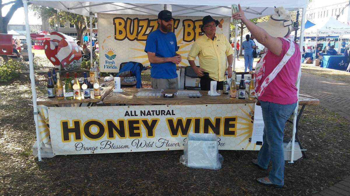 This week's Beach Market at Coquina Beach will feature locally made wines from Fiddlers Ridge Farms & Winery. The wines are made from fruits and honey harvested on their farm. 
 PROVIDED PHOTO