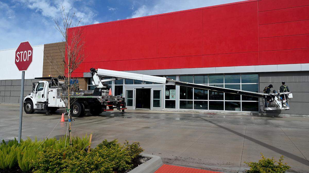 In April 2023, plans for a new Target in Beachway Plaza were increased from 49,000 sq. ft. to 76,000. The new store, shown on Feb. 5, 2024, has not announced an opening date.