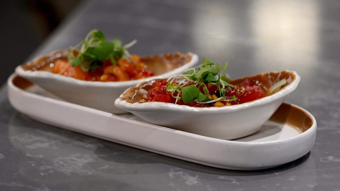 Mango and tuna salsa at Sushi Kami 5726 Ranch Lake Blvd. on Jan. 7, 2026.