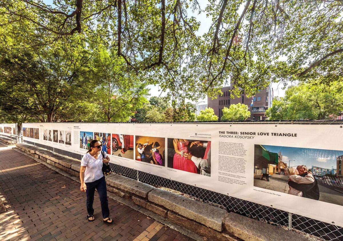 “The Fence” brings open air photography galleries to eight cities around the county each year.