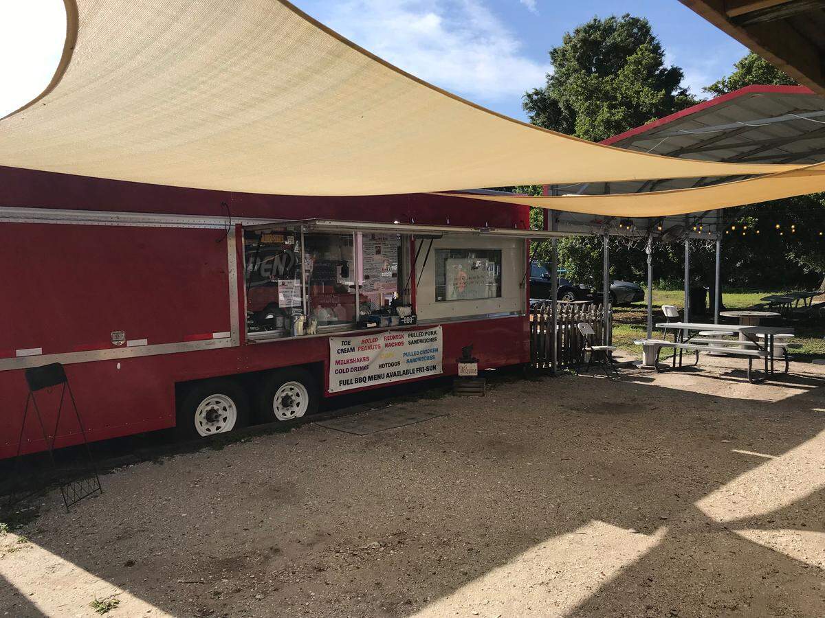 Swack Daddy’s barbecue is served out of this food trailer at  Brown’s Grove Farm Market, 12255 U.S. 301, in Parrish.