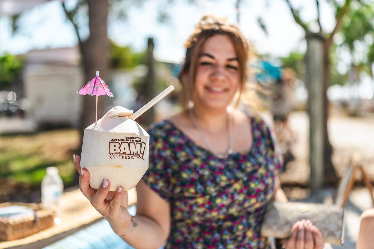 BAM!Fest features a wide range of food and drink options, including signature beverages like the BAM-arita. 