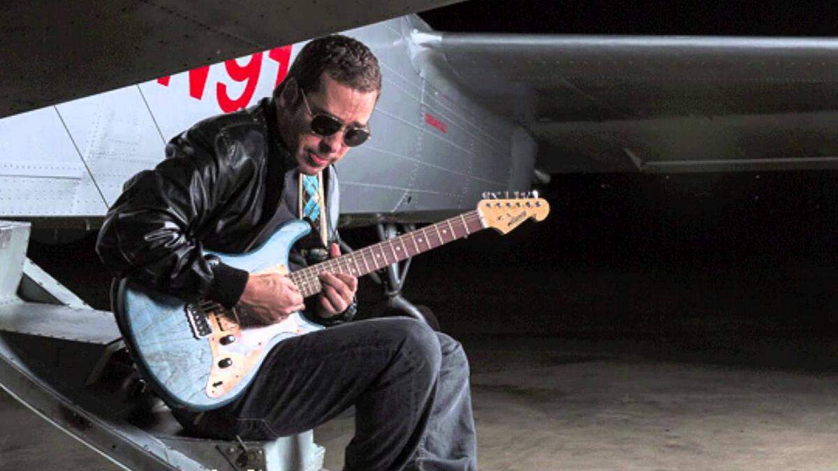 Blues guitarist Albert Castiglia and his band play at Ace's Live in Bradenton Friday. PUBLICITY PHOTO