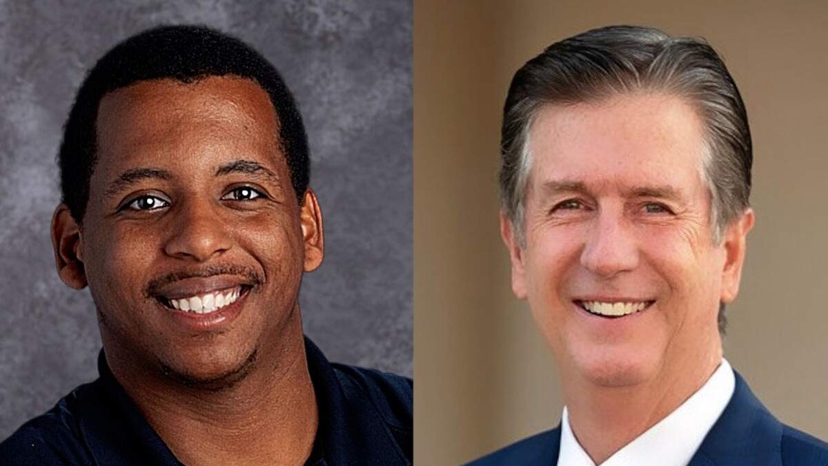Republican former state Rep. Jim Boyd, R-Bradenton, (right) runs against Democrat Anthony Eldon (left), a local teacher, in the election race to represent Manatee County in the Florida Senate.