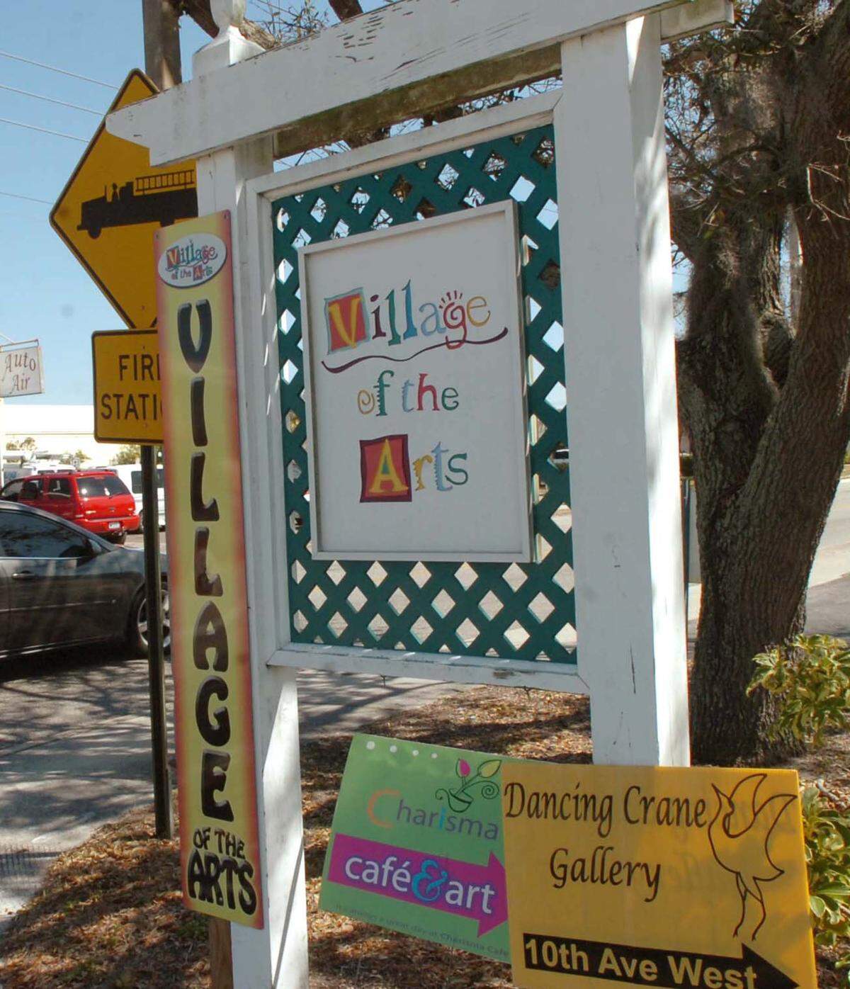 Bradenton’s Village of the Arts was the target of someone throwing racist flyers.