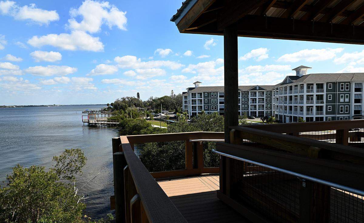 The newly-finished ADA compliant tower is open to visitors along the eastern portion of Bradenton’s Riverwalk.
