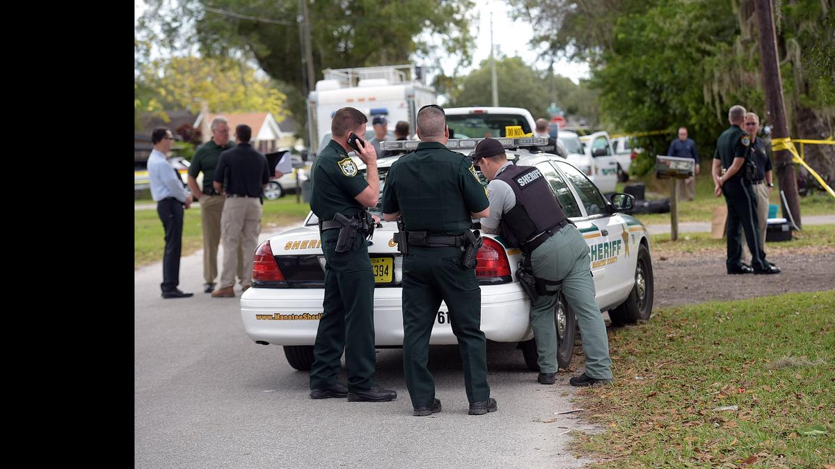 A manhunt was underway as detectives identified a possible suspect in the fatal shooting of a man and woman in Oneco. The victims were identified as Lashawna Stevenson-Weeks and Barry Joseph.  Both victims are from Manatee County, but neither lived at the residence where the incident occurred.