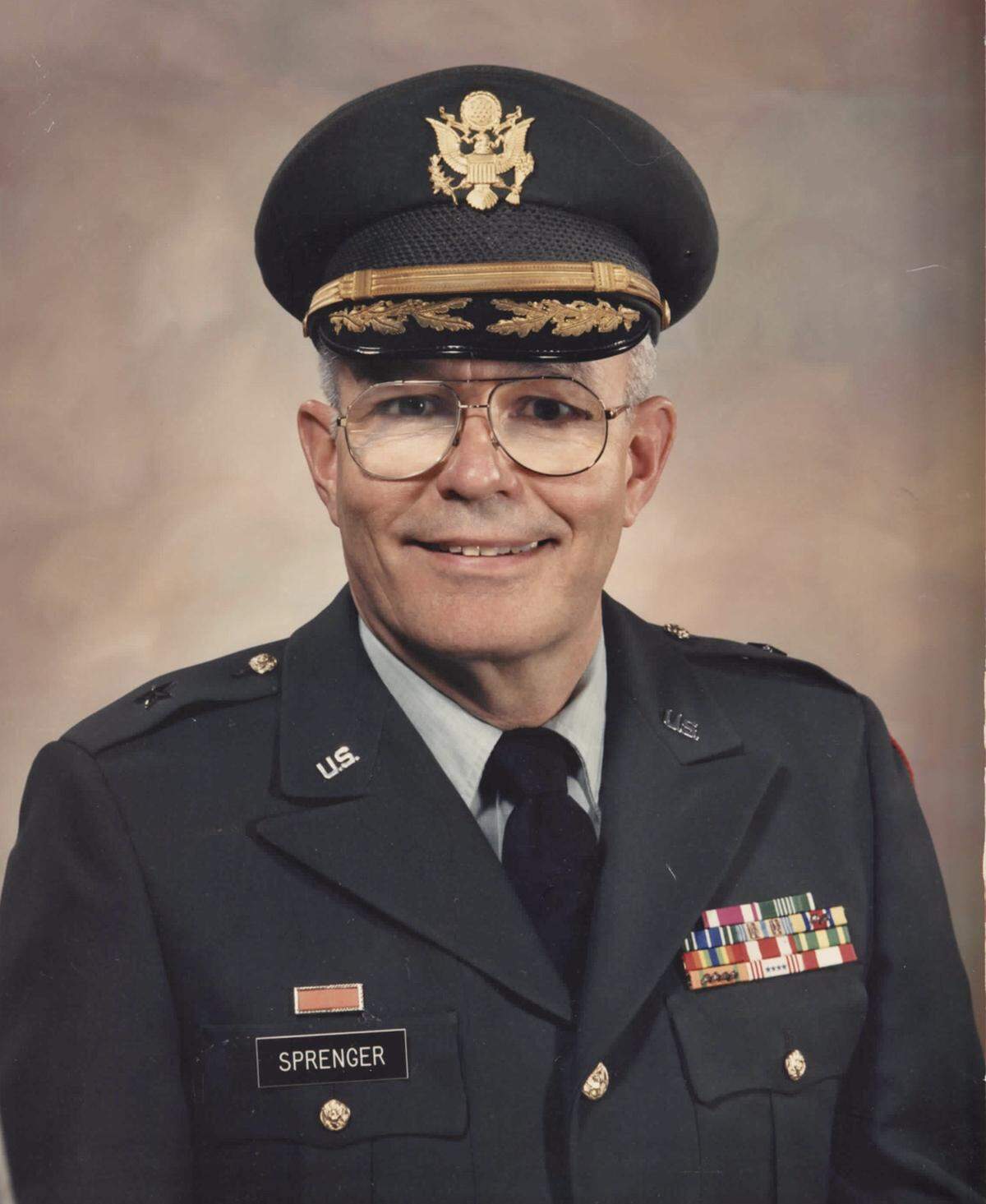 Dr. Sprenger had a distinguished military career, starting in 1956 when he was commissioned as a second lieutenant in the Indiana Army National Guard. He retired as a brigadier general in the Florida Army National Guard in 1991.&nbsp;