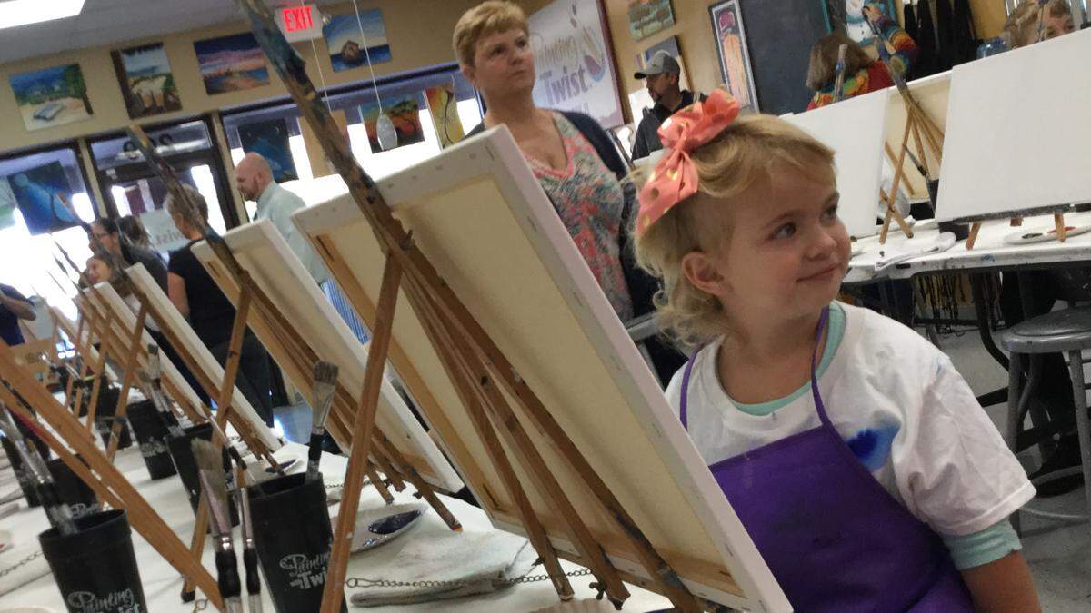 Manatee County children who spend a lot of their free time helping other kids were honored Monday with well deserved recognition for what they do, as well as plenty of fun at Painting with a Twist.