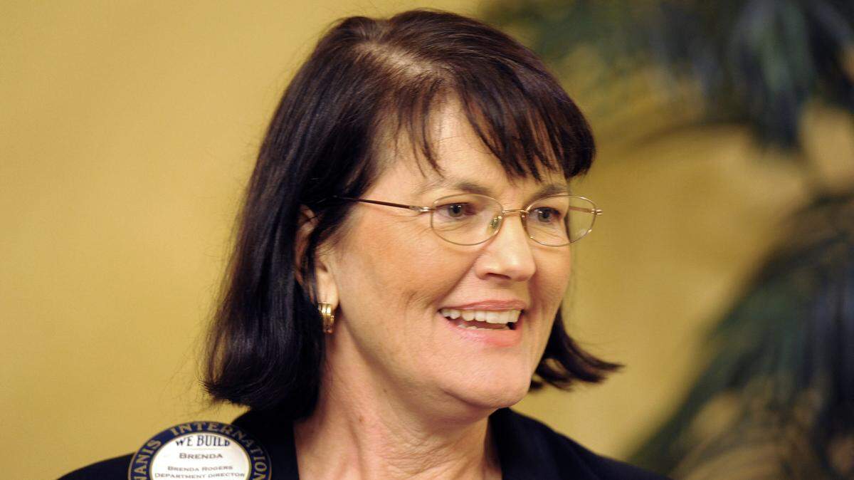 Brenda Rogers smiles during the celebration of Kiwanis' 90th anniversary at Renaissance on 9th. 
 TIFFANY TOMPKINS-CONDIE/Bradenton Herald