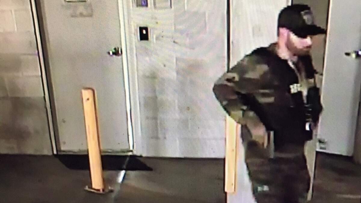Police are searching for Ryan Flanzer, 25, who was allegedly captured on video surveillance after he reportedly used a badge and tactical vest to pose as a process server and enter an apartment building. Police say he shot into an apartment unit but there were no injuries.
